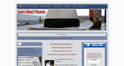 Desktop Screenshot of learnaboutpanama.com